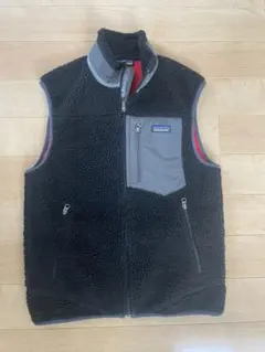 patagonia レトロx ブラック フリース ベスト S