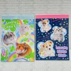 セリア　平成　Lovely Little Club メモ帳 2冊セットのサムネイル