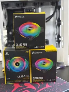 CORSAIR 1 QL140 QL120 LL120 RGB ファンセット - メルカリ