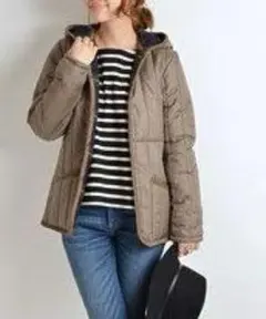 ラベンハム　SHIPS別注　40周年　キルティングフードジャケット　36