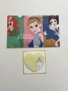 ディズニープリンセス ファイル　付箋　セット