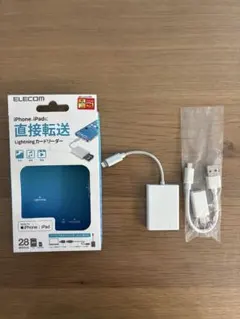 ELECOM Lightningカードリーダー MR-LC201W