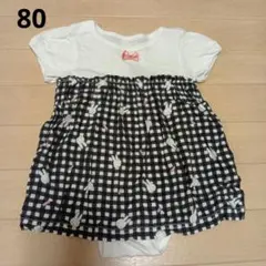 ミッフィー　ロンパース　半袖　80cm