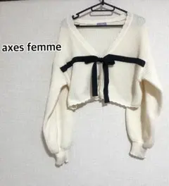 axes femme アクシーズファム ボレロ ニット