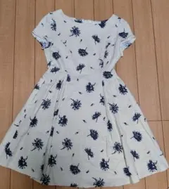 L'EST ROSE 花柄 半袖 ワンピース Mサイズ