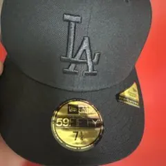 New Era 59FIFTY ロサンゼルス ドジャース キャップ 黒 71/4