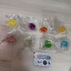 ドムドムハンバーガー 目印チャーム めじるしアクセサリー 8点 コンプリート