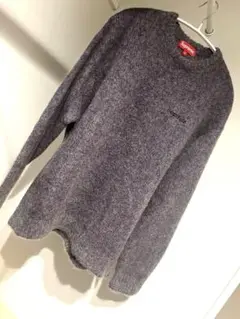 パープル ニット