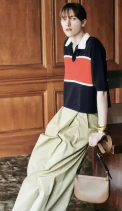 FORME 東原亜希 SHEER POLO KNIT シアーポロニット ブラック - メルカリ