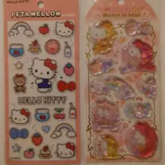 【正規品】キティ　サンリオ　ウォーターインシール　ペタメロウ
