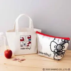 InRed 2025年10月号　Hello Kitty トートバッグ&保冷ポーチ