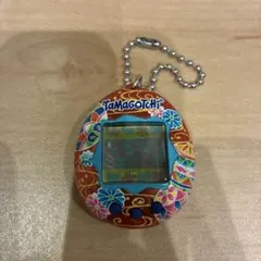 たまごっち 手まりに流水 加賀友禅 赤 和柄 Original