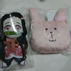 鬼滅の刃 全集中展　限定 うさぎ　ポーチ　ぱぺっとちゃーむ 竈門禰豆子　小銭入れ