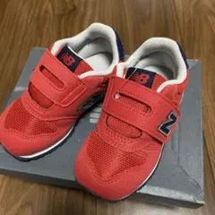 New Balance 373 キッズシューズ レッド14.5cm