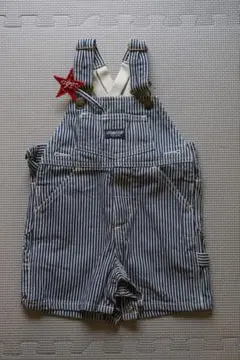 OSHKOSH ストライプ オーバーオール