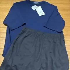 新品　メンズ ルームウェア L ネイビー L