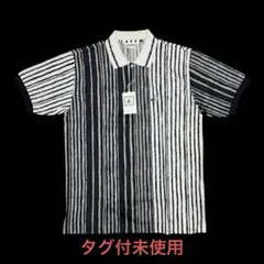 Black & White ポロシャツ ストライプ柄のサムネイル