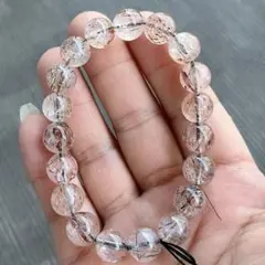 天然ブラックゴールドルチルクォーツ 10mmブレスレット