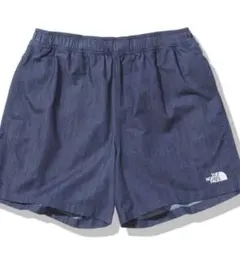 ノースフェイス　バーサタイルショーツ ネイビーブルー ナイロンデニム
