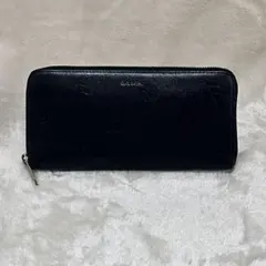 Paul Smith 長財布 ラウンドファスナーブラック レザー メンズ