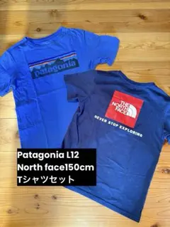 パタゴニアとノースフェイス Tシャツ ２枚セット150