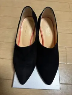 Odette e Odile ブラック スエード ブーティ22cm