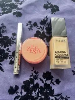 美品　ZEESEA ファンデ チーク マスカラ まとめ売り　ズーシー