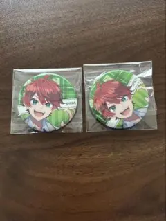 カラフルピーチ　じゃぱぱ　ぱらぴち缶バッジ 2個セット