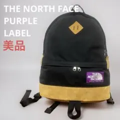 極美品✨ノースフェイスパープルレーベル 2層式リュック黒×スエードNN7507Nのサムネイル