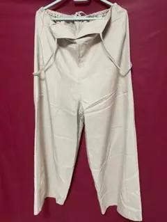 LUNACION サロペット キャミパンツ ベージュ Mサイズ