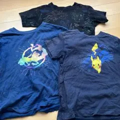 UNIQLO ポケモン Tシャツ 130サイズ 3点売り