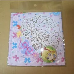アイカツ　メモリアルハンカチセット　星宮いちご　缶バッジ　復刻版