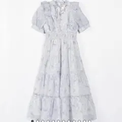 pleats floral print dress rosemuse - メルカリ