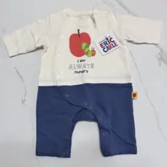 はらぺこあおむし　カバーオール　60cm 新品未使用　ダグ付き