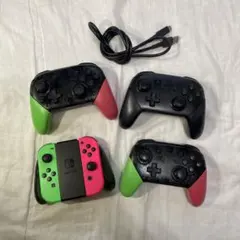 【ジャンク品】 Nintendo Switch 純正プロコン ×3 ジョイコン