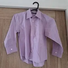 子供用フォーマルシャツ　110cm　薄い紫色