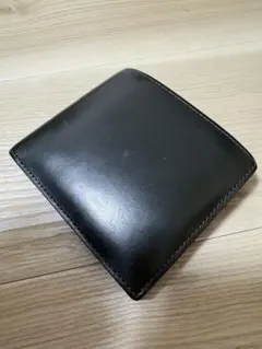 土屋鞄 2つ折りレザー財布 ダークグリーン