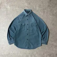 G.H. Bass & Co. コットンシャツ 長袖シャツ フェードカラー