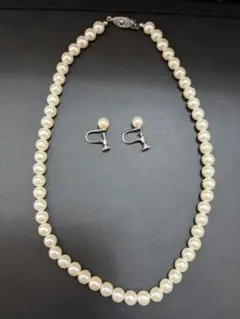 【セット】パールネックレス イヤリングセット 冠婚葬祭 パーティー