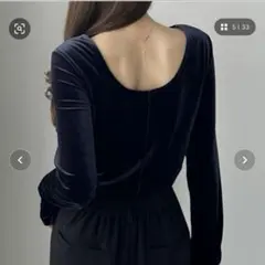 ベロア バックオープン