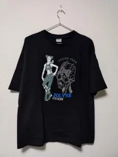 ジョジョの奇妙な冒険 ストーンオーシャン　ブラックTシャツ