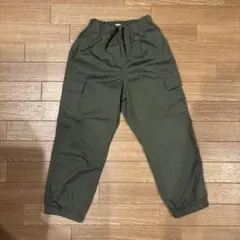 GLOBAL WORK カーゴパンツ 130cm カーキ