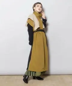 オズモーシス（OSMOSIS） トレンチポンチョジレコート　オーバーサイズ