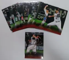 BBM 2021 2nd 巨人 岡本和真銀箔サイン＋レギュラーセット