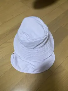 UNIQLO ピンクホワイト バケットハット M/S 日よけ付き