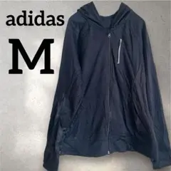 adidas 【M】アディダス フルジップ フード付きジャケット 黒