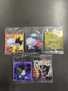 HUNTER×HUNTER シールウエハース vol.9キルア・フェイタン他５枚