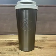 レ*ん様 スタバ ステンレス ロゴタンブラー メタリック 473ml おまけ付き