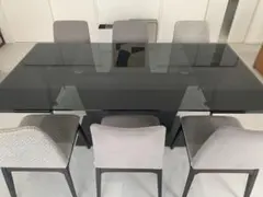 BoConcept ボーコンセプト Monza テーブル　チェア６脚セット