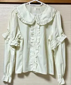 【新品】しまむら　しまみさ　青木美沙子　2WAY　ブラウス　Mサイズのサムネイル